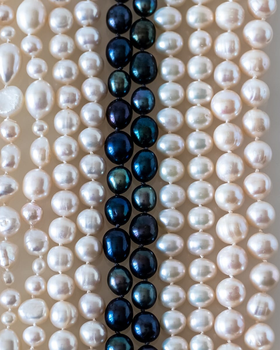 Collar Perlas de Agua Dulce · Perlas cultivadas y plata 925