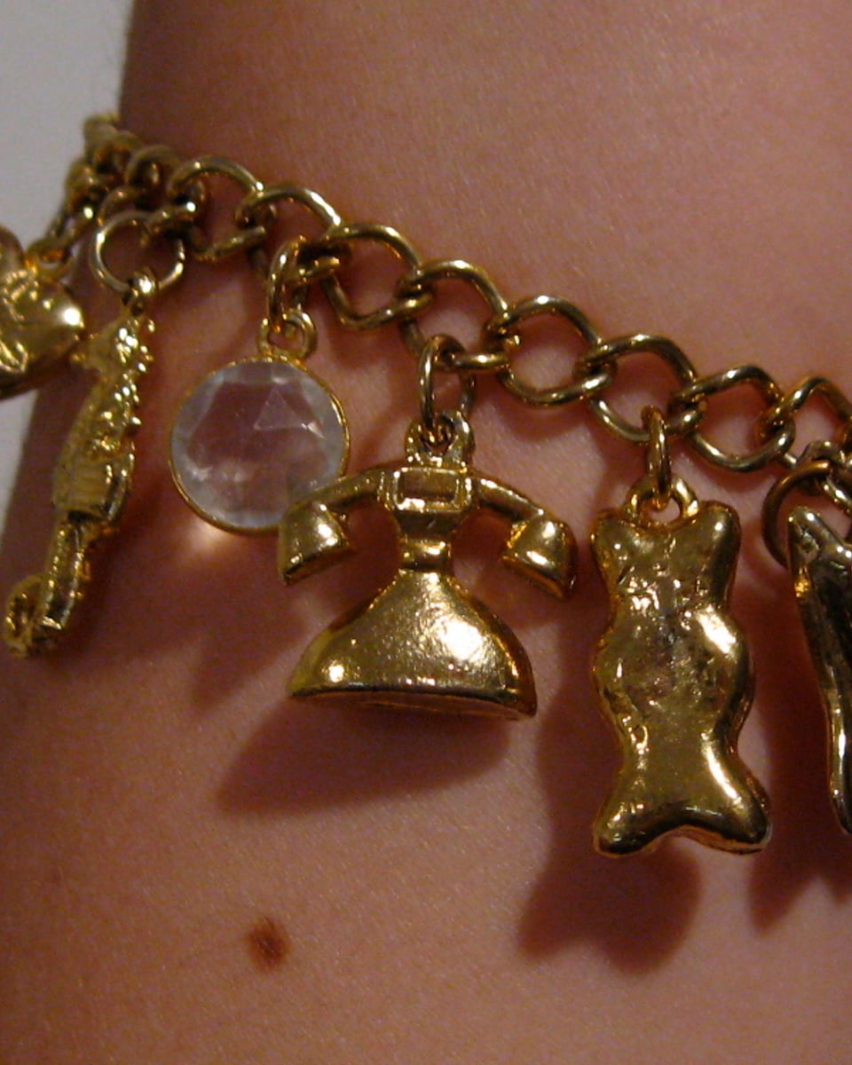 Pulsera de Dijes · Enchapado en oro 18k