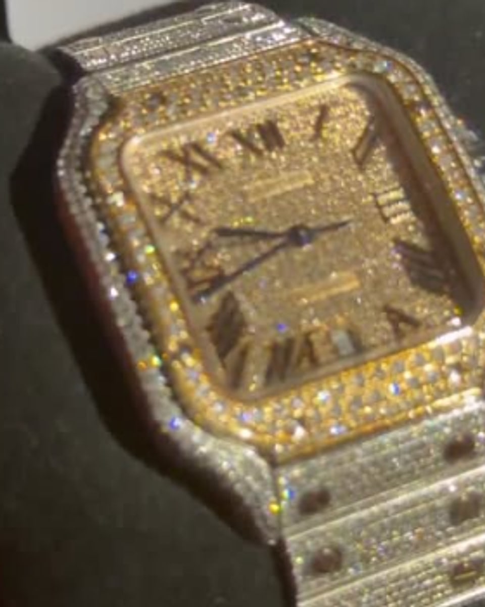 Reloj Iced Roman Bicolor