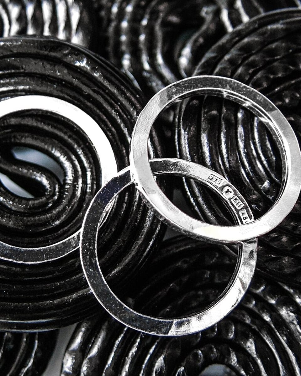Trío de Argollas Plata · Plata 925